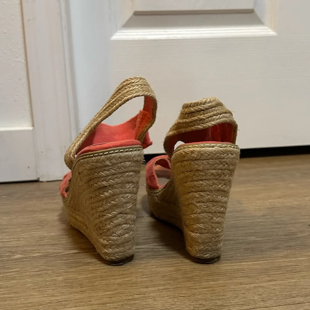 Steve Madden Coral Crossover Strap Woven Wedge Womens 8.5